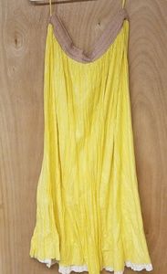 Express boho skirt with gold details